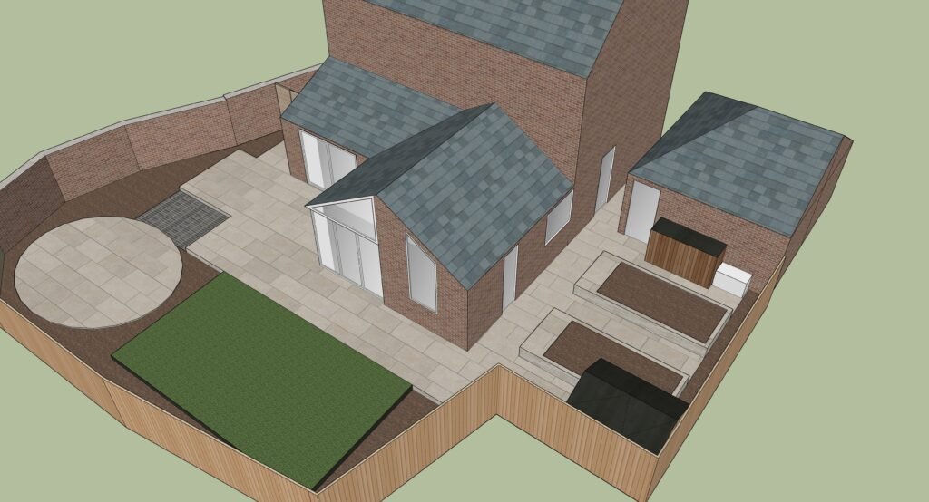 garden landscaping design software digital render